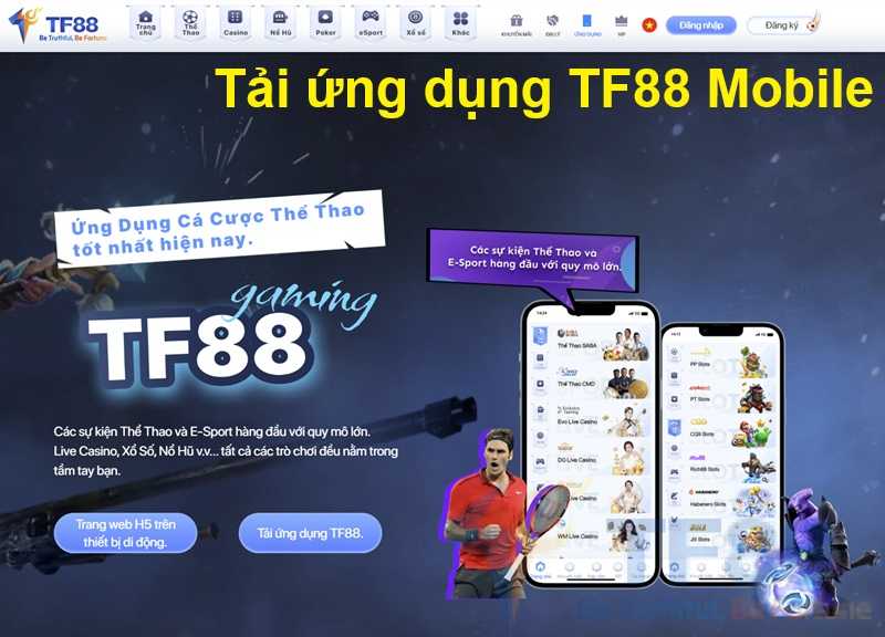 3. Các dịch vụ và trò chơi tại tf88